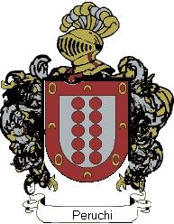 Escudo del apellido Peruchi