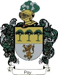 Escudo del apellido Poy