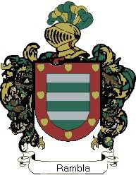 Escudo del apellido Rambla