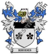 Escudo del apellido Rhodes