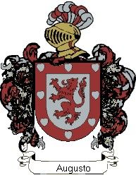 Escudo del apellido Augusto