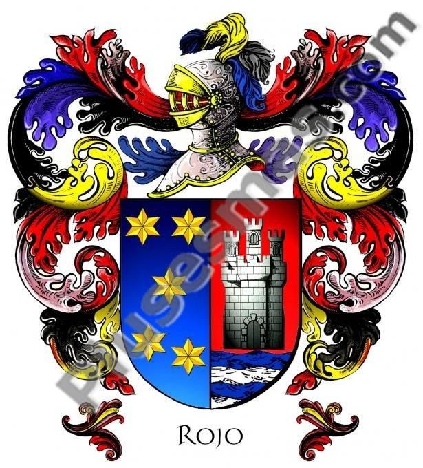 Escudo del apellido Rojo
