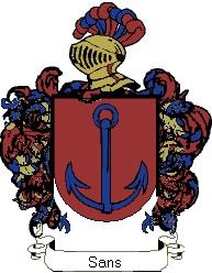 Escudo del apellido Sans