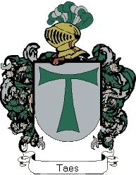 Escudo del apellido Taes