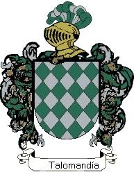 Escudo del apellido Talomandía