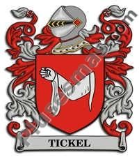 Escudo del apellido Tickel