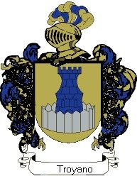 Escudo del apellido Troyano