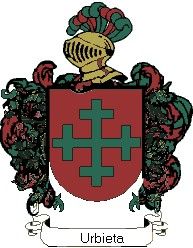 Escudo del apellido Urbieta