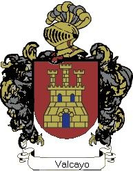 Escudo del apellido Valcayo
