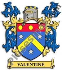 Escudo del apellido Valentine