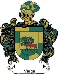Escudo del apellido Vergé
