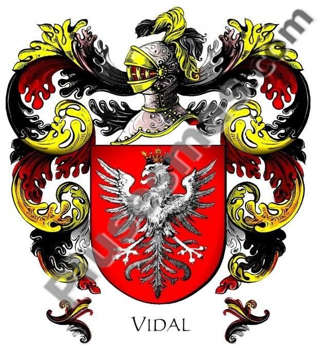 Escudo del apellido Vidal