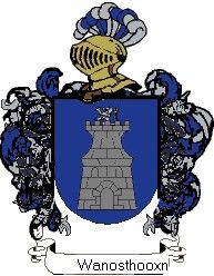 Escudo del apellido Wanosthooxn