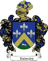 Escudo del apellido Balandre