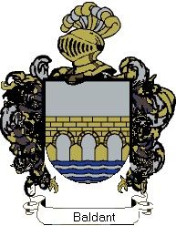 Escudo del apellido Baldant