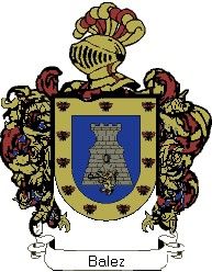 Escudo del apellido Balez