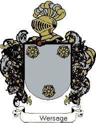 Escudo del apellido Wersage