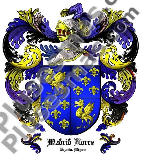 Escudo del apellido Madrid Flores