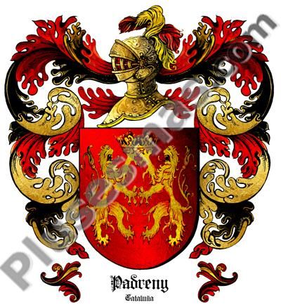 Escudo del apellido Padreny