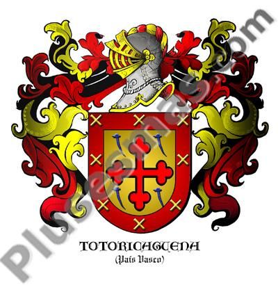 Escudo del apellido Totoricaguena