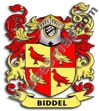 Escudo del apellido Biddel