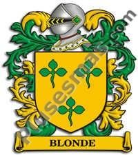 Escudo del apellido Blonde