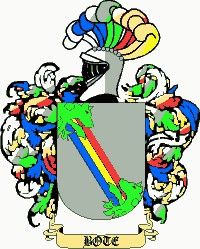 Escudo del apellido Bote