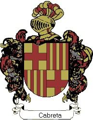 Escudo del apellido Cabreta