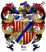 Escudo del apellido Ruiz (Alicante)