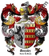 Escudo del apellido González (Castilla La Mancha)