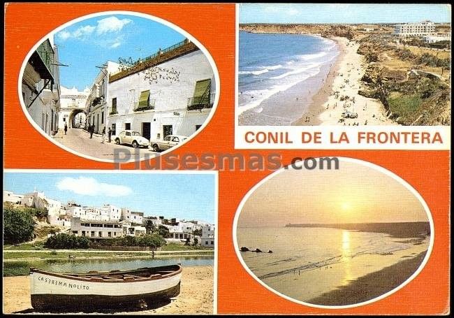 Varias perspectivas de conil de la frontera (cádiz)