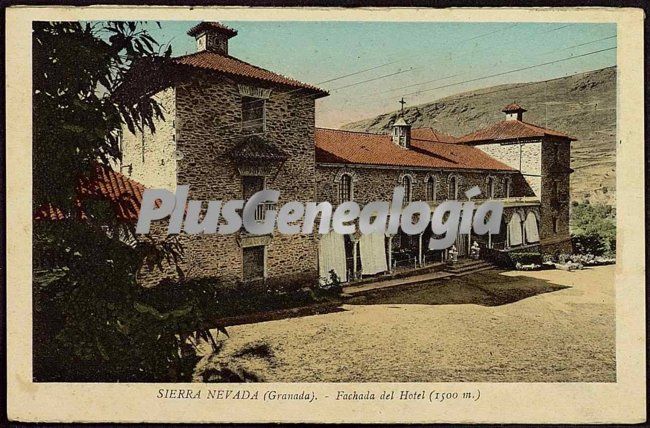 Fachada del hotel (1 500 m) en sierra nevada (granada)
