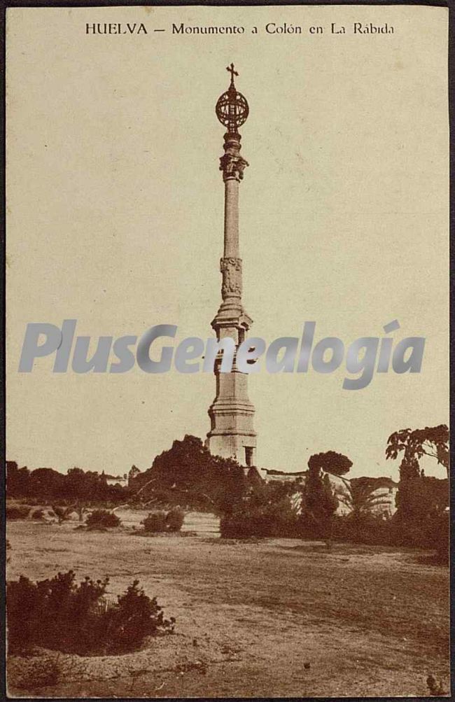 Monumento a colón en la rábida (huelva)