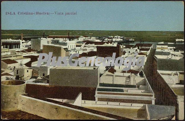 Vista parcial de isla cristina (huelva)