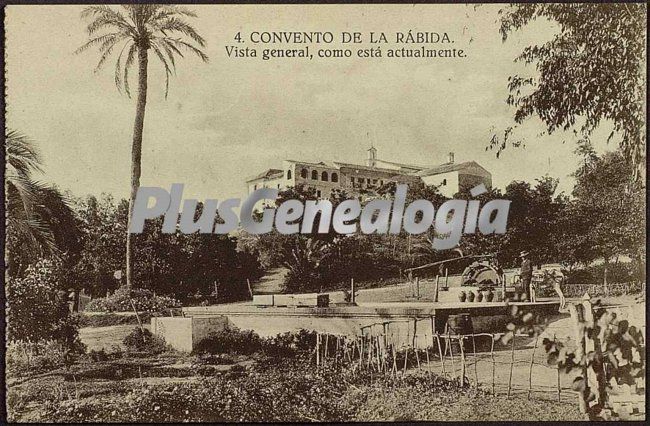 Vista general, como está actualmente el convento de la rábida en palos de la frontera (huelva)
