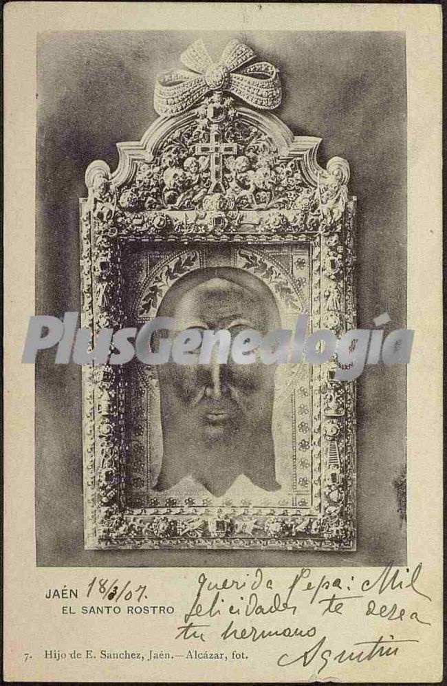 El santo rostro de jaén