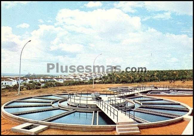 Abastecimiento de aguas a sevilla. estación depuradora