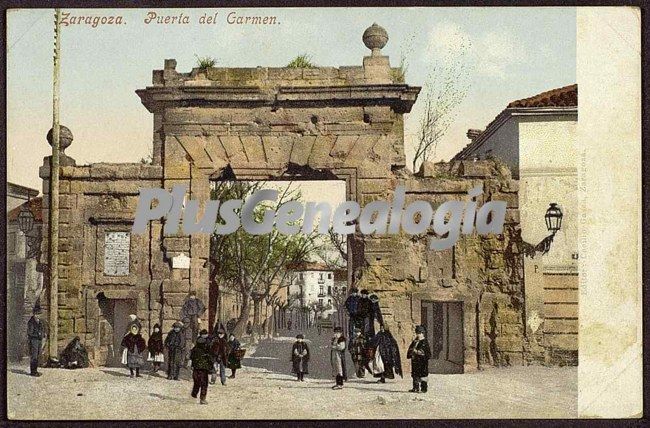 Puerta del carmen de zaragoza