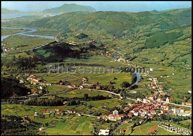 Vista panorámica de ampuero (cantabria)