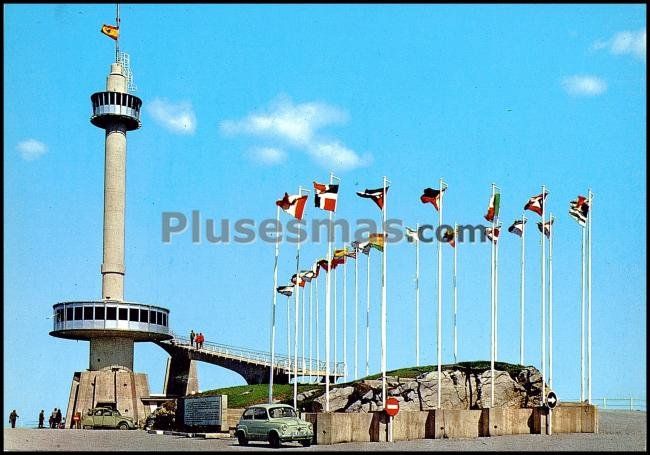 Monumento a la marina de castilla y al emigrante en peña cabarga (cantabria)