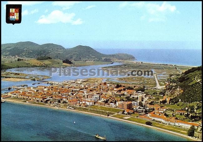 Vista aérea de santoña (cantabria)