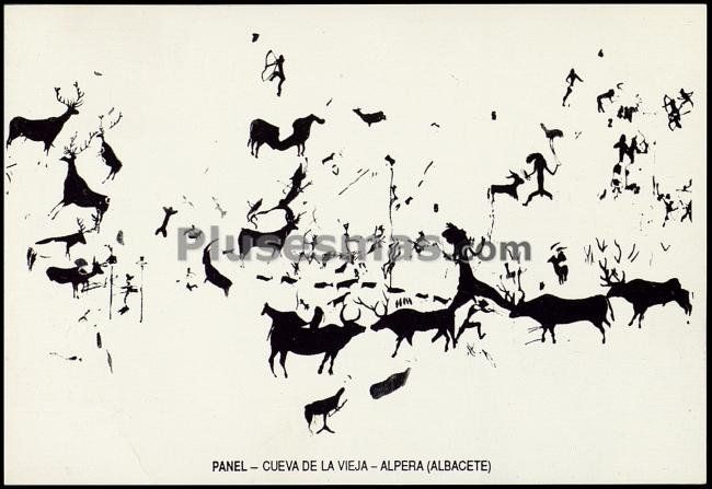 Panel cueva de la vieja en alpera (albacete)