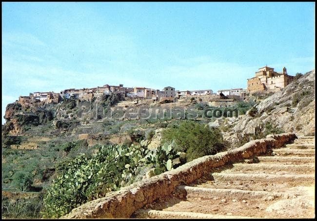 Vista panorámica de lietor (albacete)