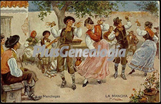 Las manchegas bailando en ciudad real