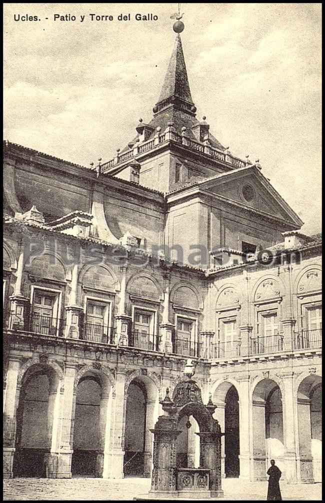 Patio y torre del gallo de uclés (cuenca)