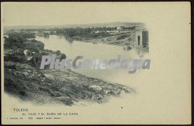 El tajo y el baño de la cava de toledo
