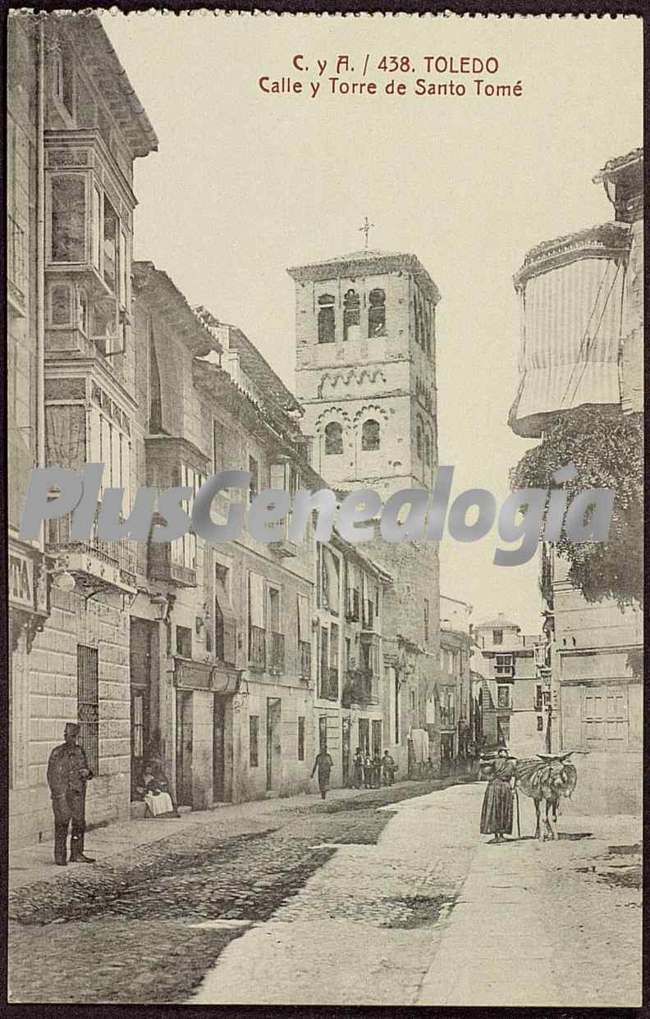Calle y torre de santo tomé de toledo