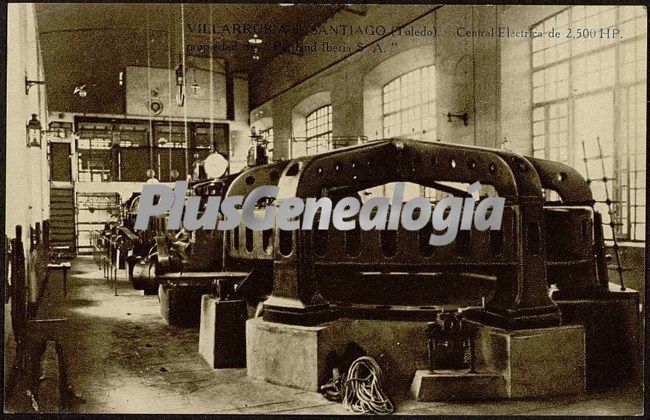 Central eléctrica de 2.500 hp propiedad de ibera s.a en villarrubia de santiago (toledo)