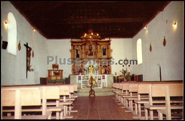 Vista interior iglesia parroquial de san miguel arcangel de navatalgordo (ávila)