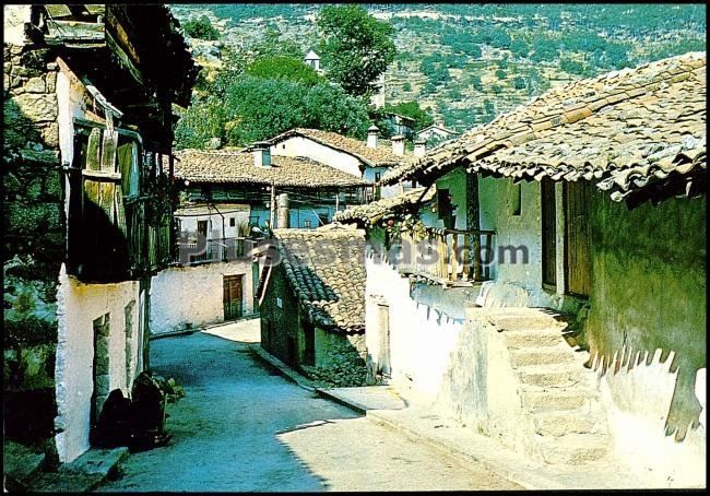 Calle tipica de pedro bernardo (ávila)